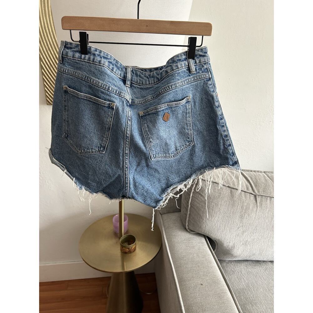 Revolve Abrad Denim Shorts 12 Blue Hi Rise 90’s
 Festival Y2K - Picture 6 of 13